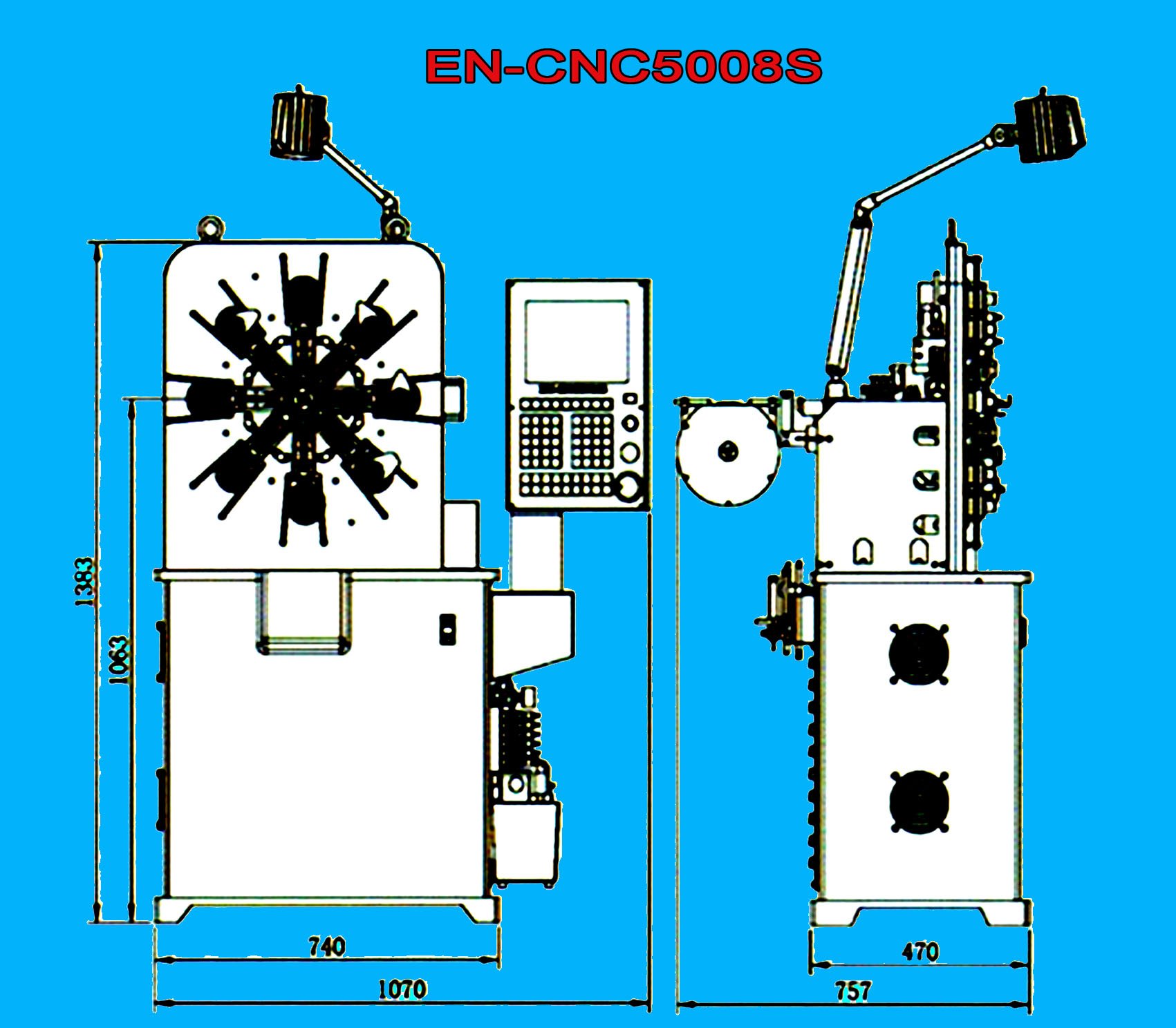 彈簧機 EN-5008S